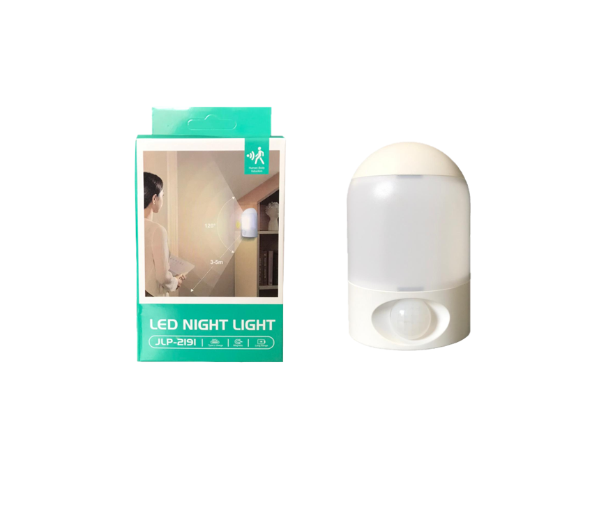 Plastic Motion Sensor Night Light JLP2191 USB Rechargeable 7.5 x 4.9 x 11.5 cm 7749