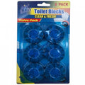 0805-2192 6-Pack Toilet Blocks Foaming Fresh Cleaning