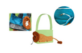 Pet Dog Cat Canvas Shoulder Tote Carrier Bag with Lion Design Assorted Colours 7793