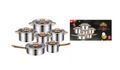 Stainless Steel Pan / Pot Set of 12 7821