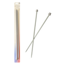 Plastic Knitting Needles 6mm Pack of 2 7860
