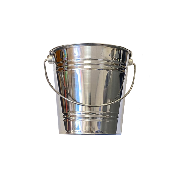 Metal Champagne Wine Cooler Ice Bucket with Handle 3L / 18cm 7876