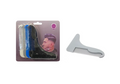 Plastic Barber Hair Beard Styling Clipper Guide Comb 9.5 x 11.5cm Pack of 4 Assorted Colours 7897