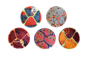 Printed Cotton Roti Chaba Naan Bread Basket Round 30 cm Assorted Designs 7944