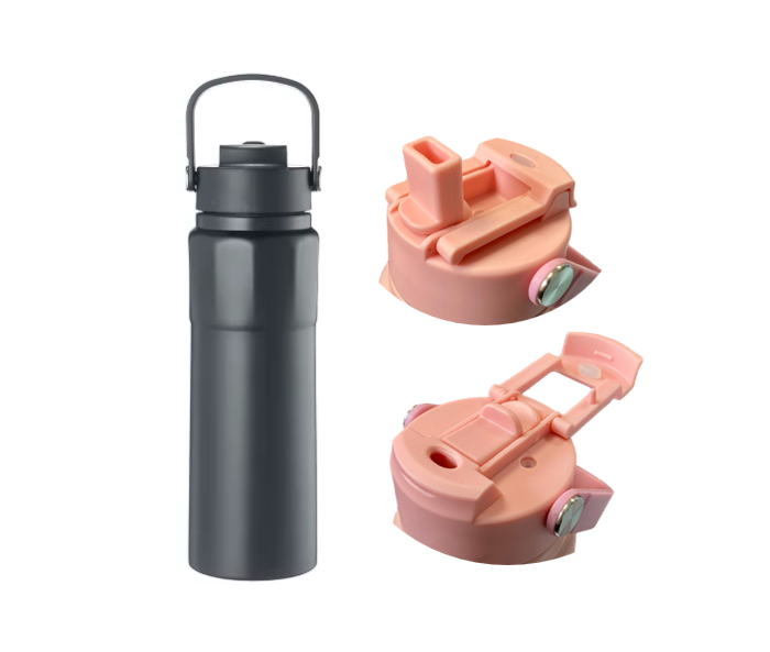 Stainless Steel Water Drinking Travel Thermos Flask Tumbler with Handle 750ml Assorted Colours 7949