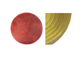 Round Table Centre Placemat with Scalloped Edge 38cm Assorted Colours 7987