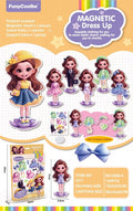 8886-4 Magnetic Dress-Up Set with Stand & Baby
