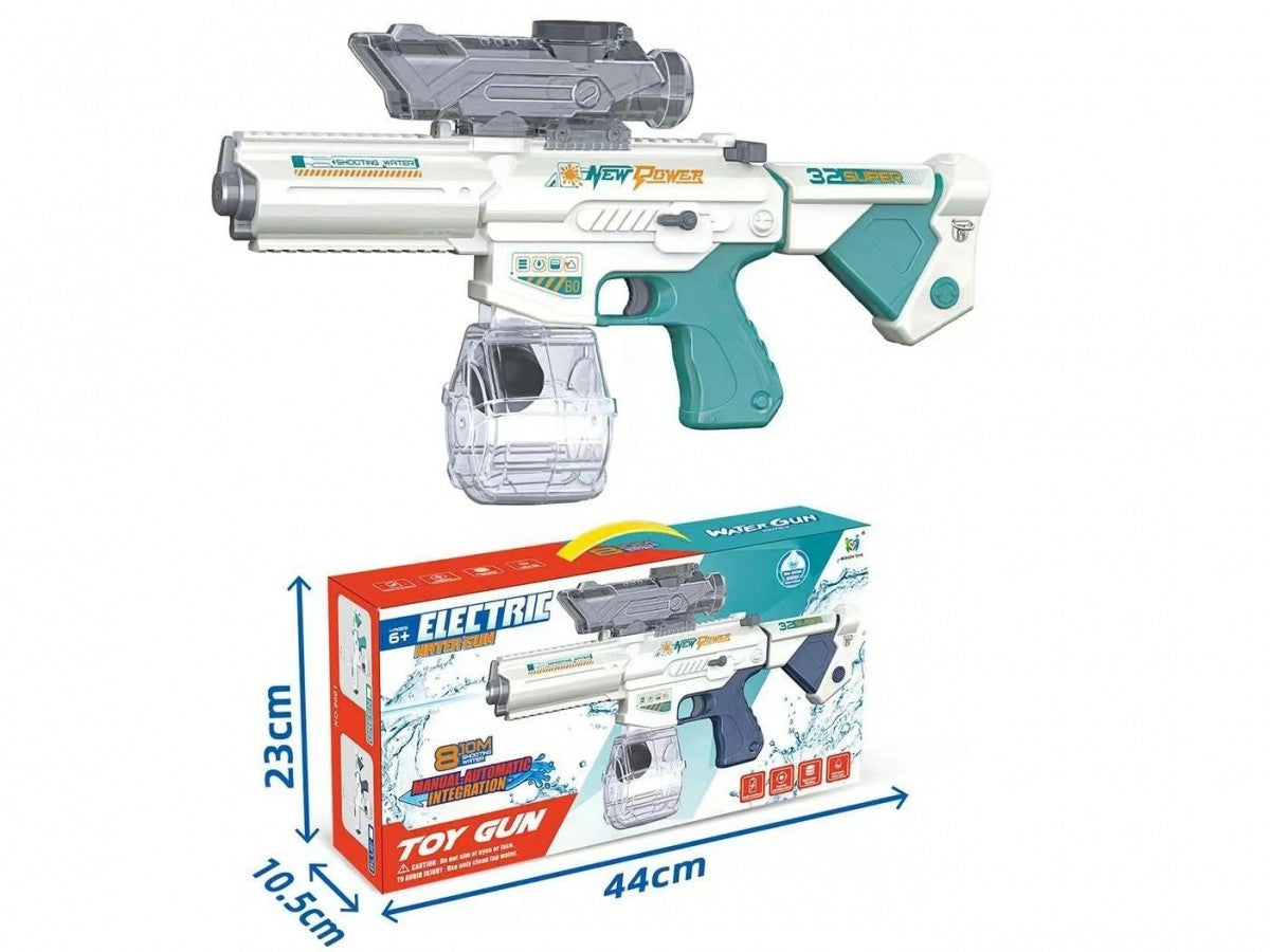 9001-1 AR Water Gun With Drum Magazine Automatic &amp; Manual Modes