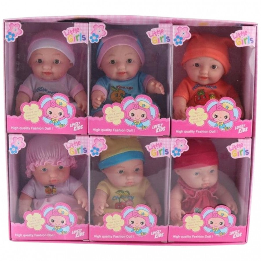 PS1206-1 Silicone Small Baby Doll | Soft & Cute Mini Dolls for Kids