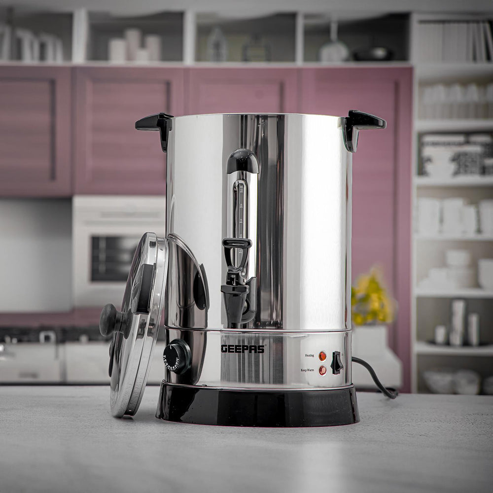 Stainless Steel Catering Size Electric Water Boiler with Adjustable Thermostat 6.8L GK6154