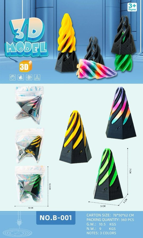 B-001 3D Spiral Cone