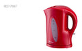 SQ Professional Aquen Plastic Kettle 1.7 Litre 2200W Red 4734