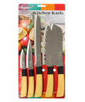 Steel Kitchen Knife with Plastic Handle Set of 5 8005