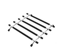 Stainless Steel and Silicone Pan Trivet 20 x 20.5cm Black 8054
