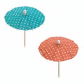 Mini Food Cocktail Drinks Umbrella Picks 10pcs 10 cm Assorted Colours 81116