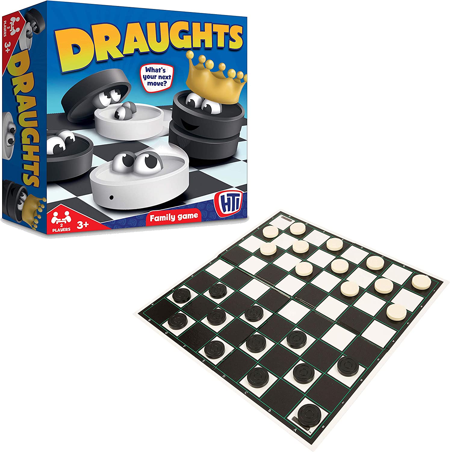 Children's Toy Classic Draughts Board Game 1374327