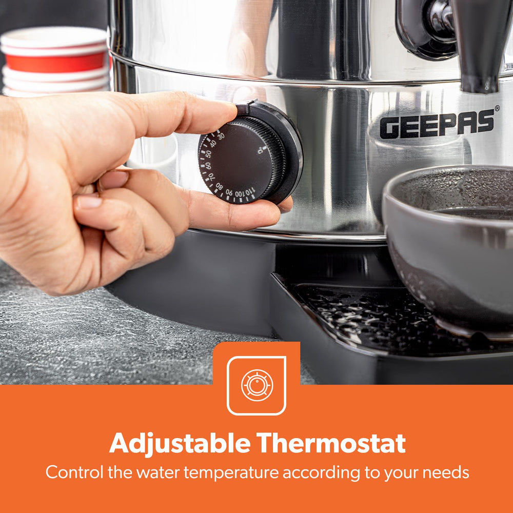 Stainless Steel Catering Size Electric Water Boiler with Adjustable Thermostat 20L GK38048