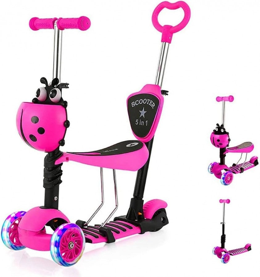 0601-FYS-2864P 5 In 1 Scooter (Pink)