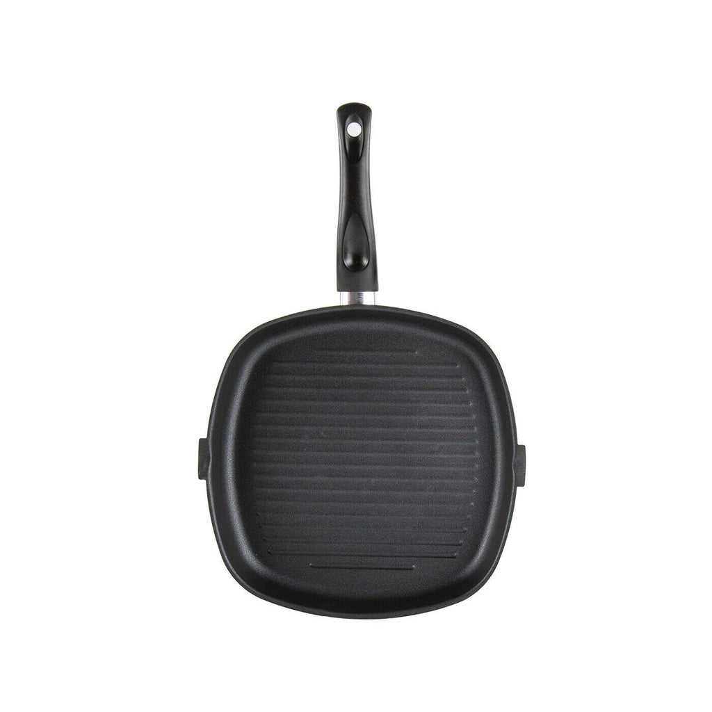 SQ Professional Ultimate Carbon Steel Non Stick Grill Pan Square 24 cm 8540 A