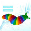 Wiggly D1 Wiggly Articulated 20cm Wiggly Articulated Caterpillar Fidget Toy 3D