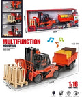 JS130E Forklift With Carriage W/ Lights &amp; Sound Multifunctional