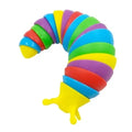 2021-62 11cm Wiggly Articulated Caterpillar Fidget Toy 3D