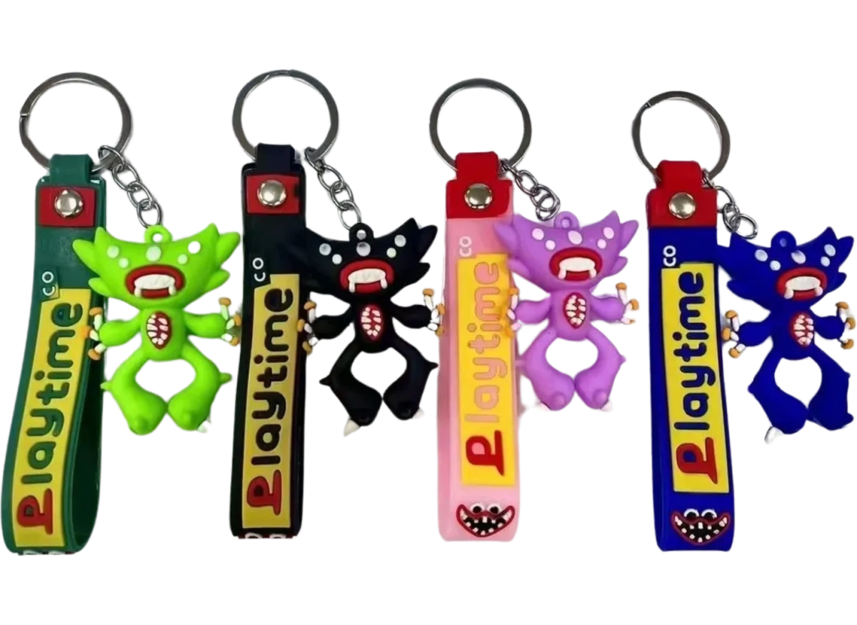 Kp-5 Huggy Keyring Multiple Eyes Bent Legs