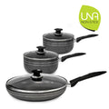 SQ Professional Una Non Stick Essential Pan Set of 6 9382