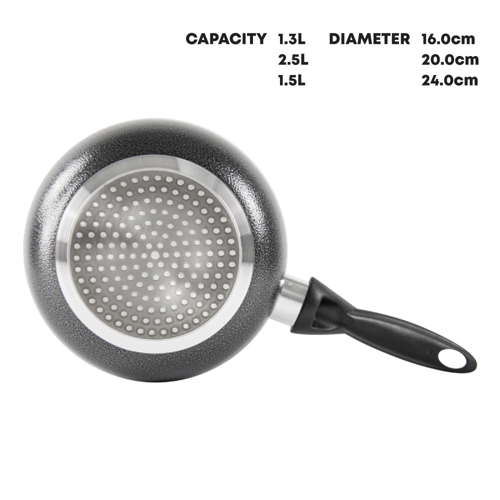 SQ Professional Una Non Stick Essential Pan Set of 6 9382