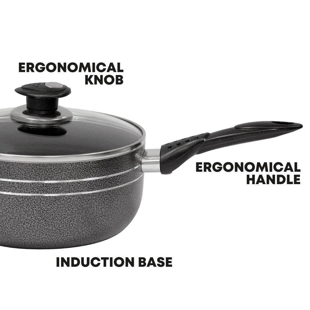 SQ Professional Una Non Stick Essential Pan Set of 6 9382