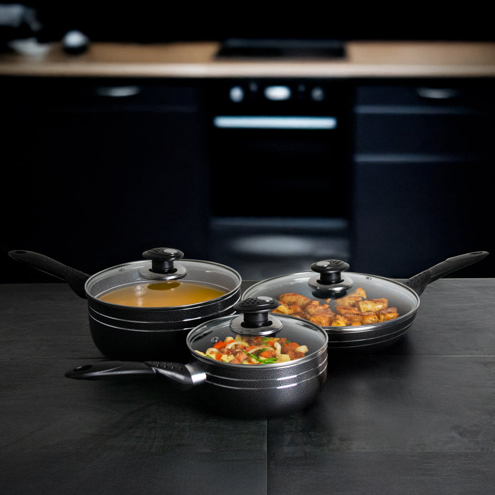 SQ Professional Una Non Stick Essential Pan Set of 6 9382