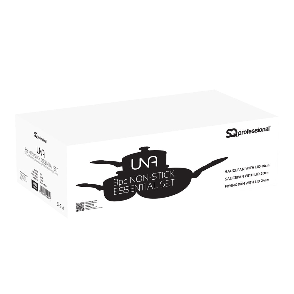 SQ Professional Una Non Stick Essential Pan Set of 6 9382