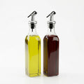 Glass Cruet Set 150ml Capacity, 2-Pack, 22x11x6cm, 429g Total Weight, SKU 8132