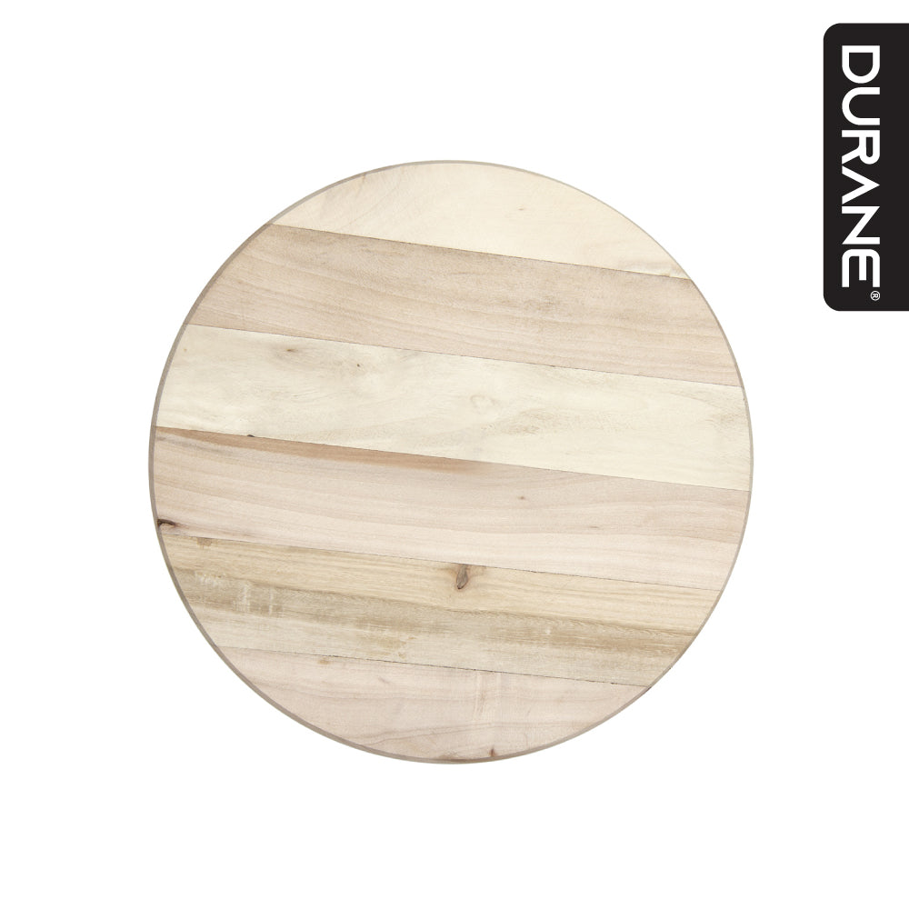 Round Wooden Chapati Roti Chopping Board 29cm Diameter 3.5cm Thick SKU 9909