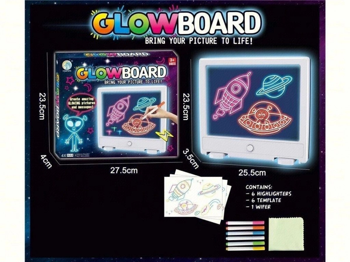 YM2021-12 Glow Board Kids Educational Board