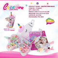 3002V Beads With Accessories Unicorn Shaped Box (6 Different Bead Designs)