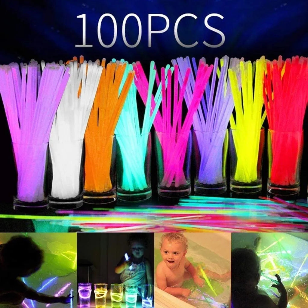 GT-624 100Pcs Glow Sticks 8" 5x200mm
