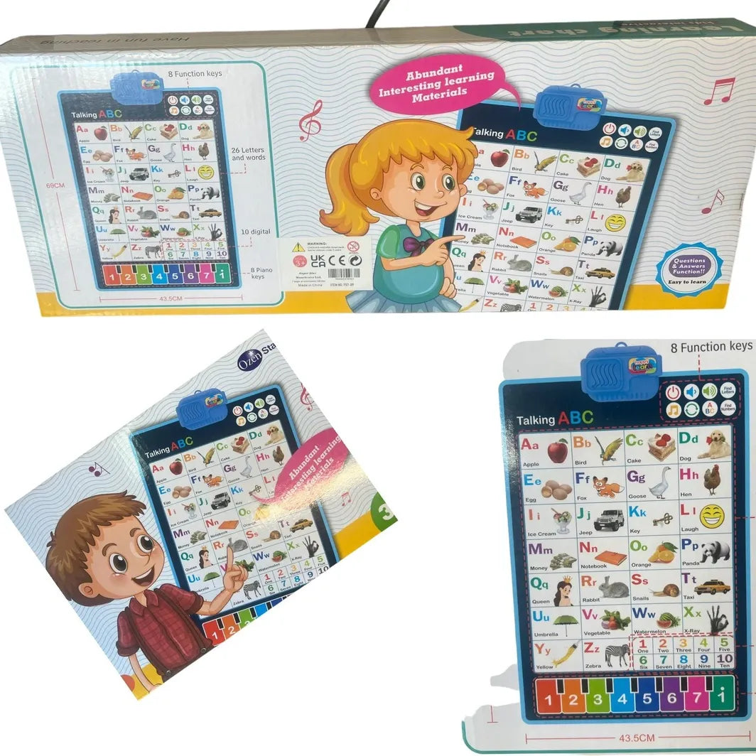 757-09 LEARNING CHART KIDS INTERACTIVE