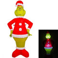 305050 120cm Grinch Garden Inflatable With LED Lights