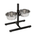 Adjustable Pets Cats/Dogs Dinner Stand Tray Large 2QT ST3327 / EV-1015