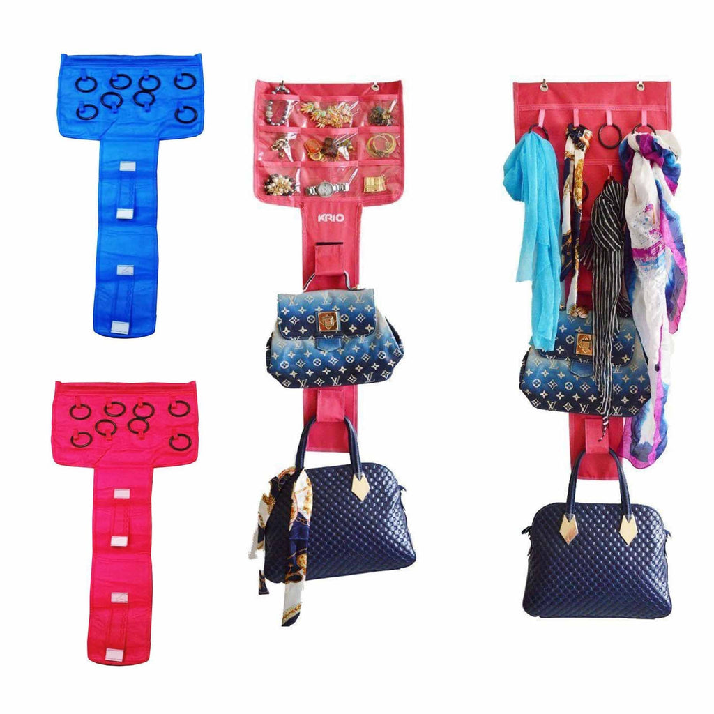 Wardrobe Bag Scarves and Jewellery Storage Assorted Colours 2011