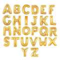 Birthday Foil Alphabet Letters Balloons A - Z 17" Assorted Letters and Colours 5266
