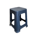Plastic Rattan Stool Large 28 x 28 x 46cm Assorted Colours BEE6356