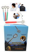 Back Scratcher Metal Telescopic Extendable Eagle Claw 3 Assorted Colours 5233