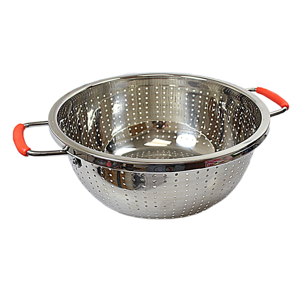 Stainless Steel Strainer Bowl Colander 2 Handles 28 - 34 cm 4942
