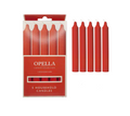 Opella Candle Pack of 5 Red OW5R / CD005