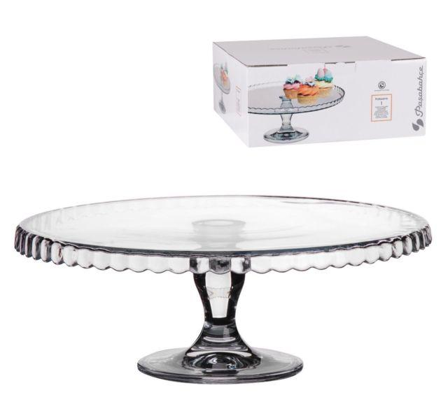 Glass Dessert Server Cake Stand Party Wedding Display Dessert Server Stand 28cm 98259