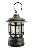Plastic Camping Light Lantern 16 x 11 cm Battery Operated Assorted Colours 7158