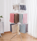 Space Saving Laundry Dryer 170 cm 3 Tiers Rotating 10 Arms 6816
