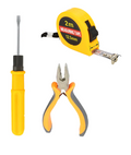 Hardware Tools Set 3pcs Measuring Tape Screwdriver Pliers 6920